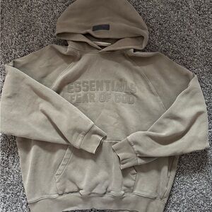 Fear of God Essentials Tan Hoodie